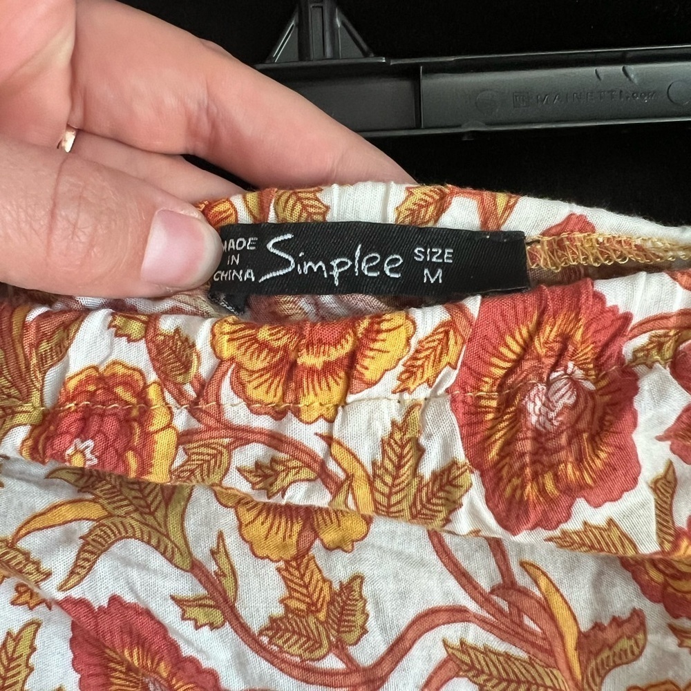 Floral Strapless Jumpsuit - Picture 2 of 4